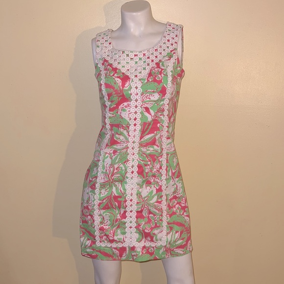 Lilly Pulitzer Macfarlane Stretch Shift Dress - Picture 3 of 12